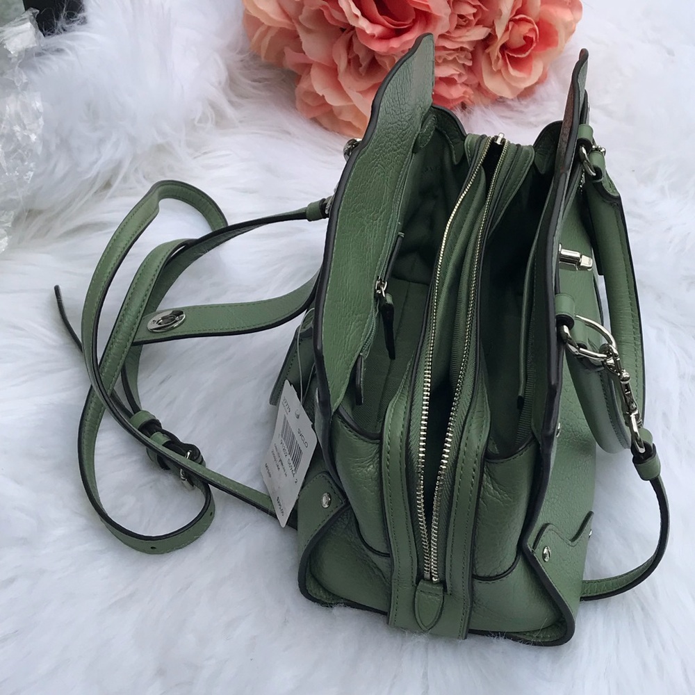 🆕 COACH Grain Leather Mercer 24 Clover Green - Picture 8 of 8